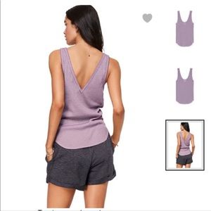 Vs pink low back tank
